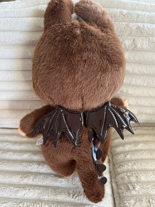 Big Labubu zimomo 60cm Marron