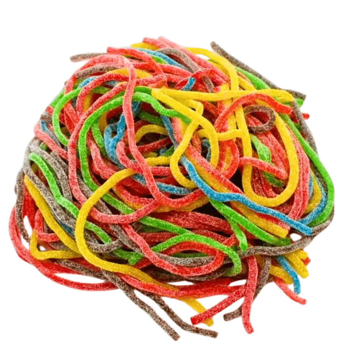 spaghetti multicolore damel acide