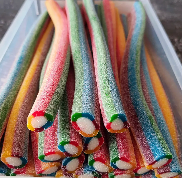 Jumbo damel multicolore acide