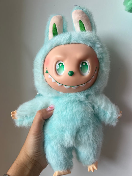 Labubu zimomo bleu/vert