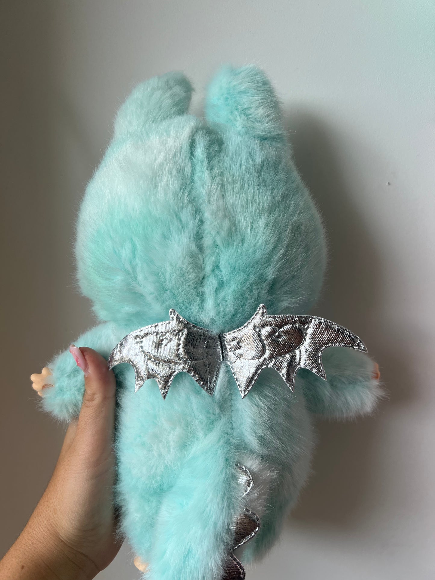 Labubu zimomo bleu/vert