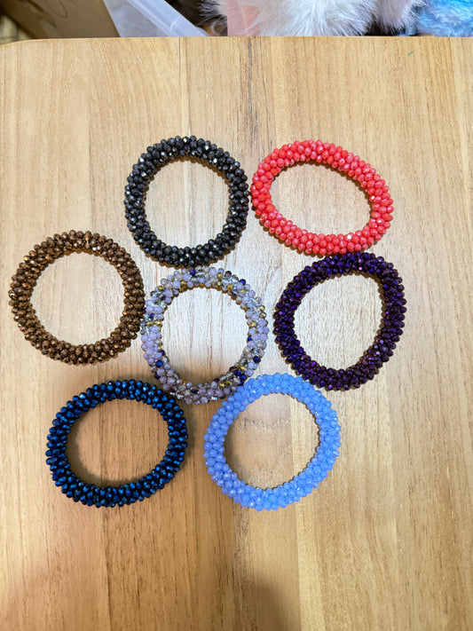 Bracelet élastique paillettes