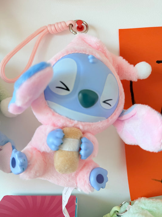 Stitch labubu rose