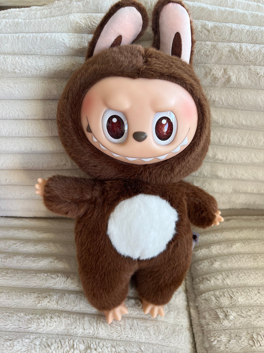 Big Labubu zimomo Marron